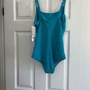Anita SZ 14 capri blue one piece swimsuit.